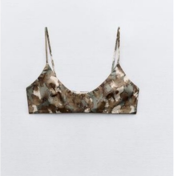 Floral Camouflage Bralette - Picture 3 of 7
